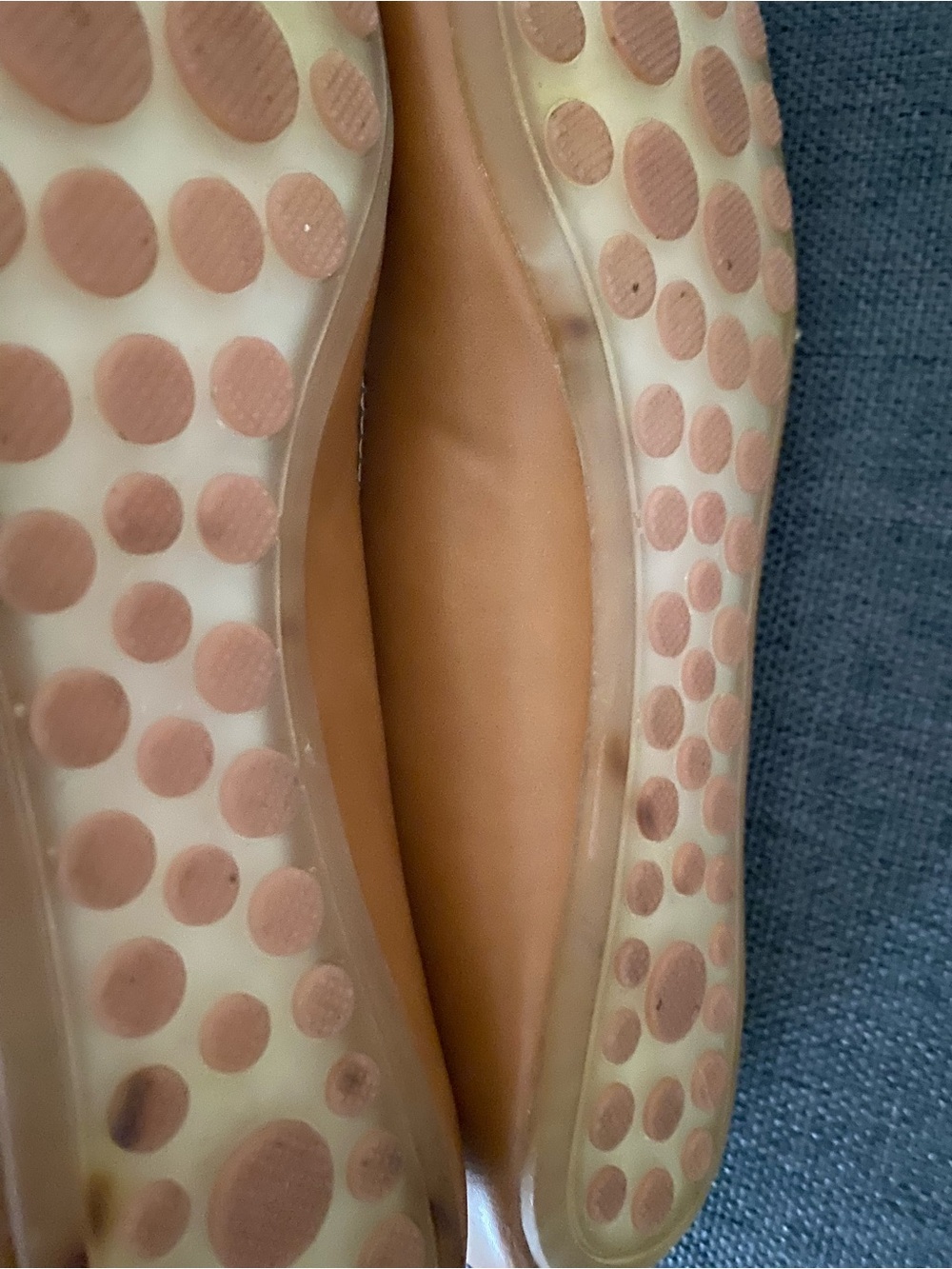 Women’s Brown Danskin Flats Ballerina Slip On Shoes Size 9 - Picture 7 of 8